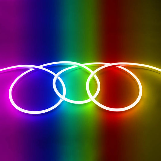 OVALE 999-0245 120° Degree Neon Flex Epistar LED SMD 5050 1m 18W/m 60LED/m 1260lm/m 120° DC 230V Αδιάβροχη IP68 RGB Dimmable Μ100 x Π2.6 x Υ1.7