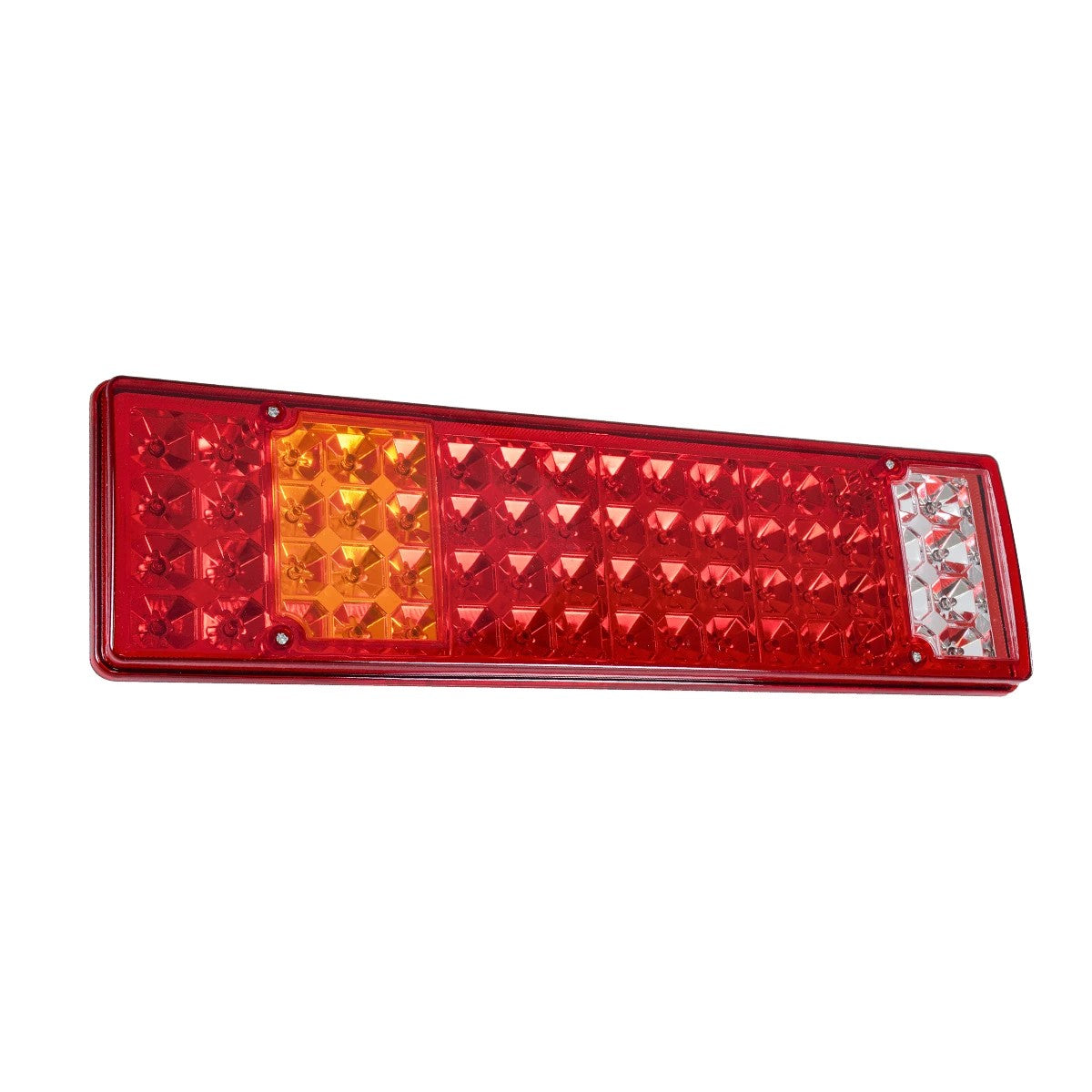 TAILIGHT 999-0256 Πίσω Φανάρι Οχημάτων LED 9W 360lm 180° DC 24V Αδιάβροχο IP66 Πορτοκαλί & Κόκκινο & Ψυχρό Λευκό 6000K - Πακέτο 2 Τεμαχίων - Μ46 x Π13 x Υ7