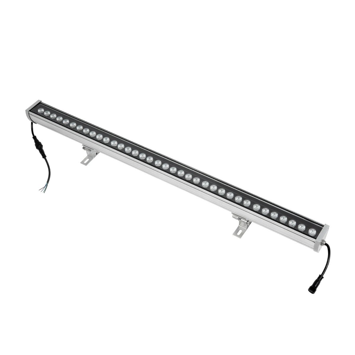 WASHERMOZA 999-0267 Wall Washer LED Light Bar 72W 6120lm 10-30° DC 24V Waterproof IP66 Multicolor RGB Dimmable - Bridgelux SMD Chip - Anthracite Grey - L100 x W5 x H4