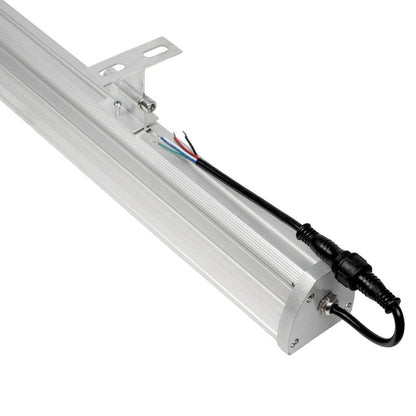 WASHERMOZA 999-0267 Wall Washer LED Light Bar 72W 6120lm 10-30° DC 24V Waterproof IP66 Multicolor RGB Dimmable - Bridgelux SMD Chip - Anthracite Grey - L100 x W5 x H4