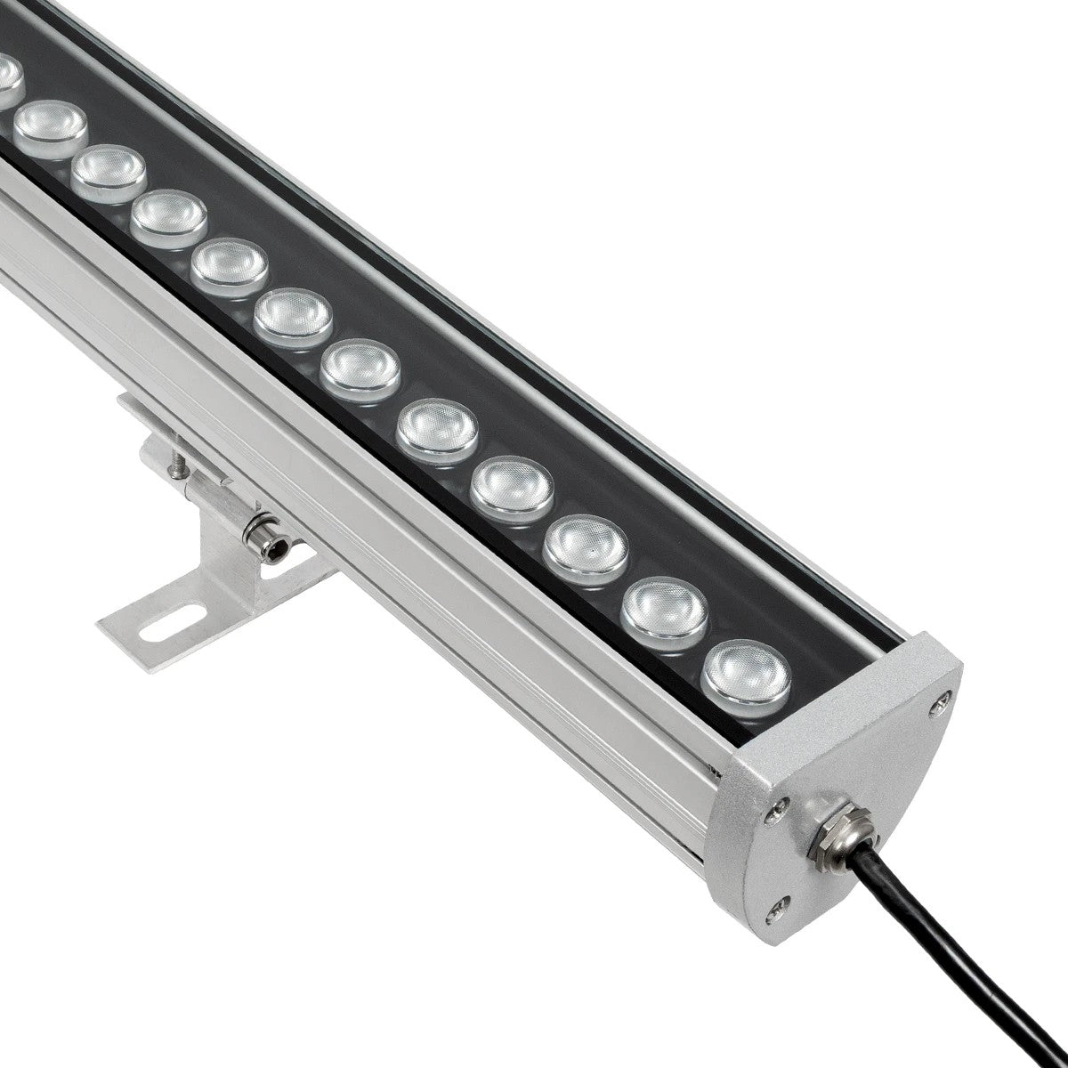 WASHERMOZA 999-0267 Wall Washer LED Light Bar 72W 6120lm 10-30° DC 24V Waterproof IP66 Multicolor RGB Dimmable - Bridgelux SMD Chip - Anthracite Grey - L100 x W5 x H4