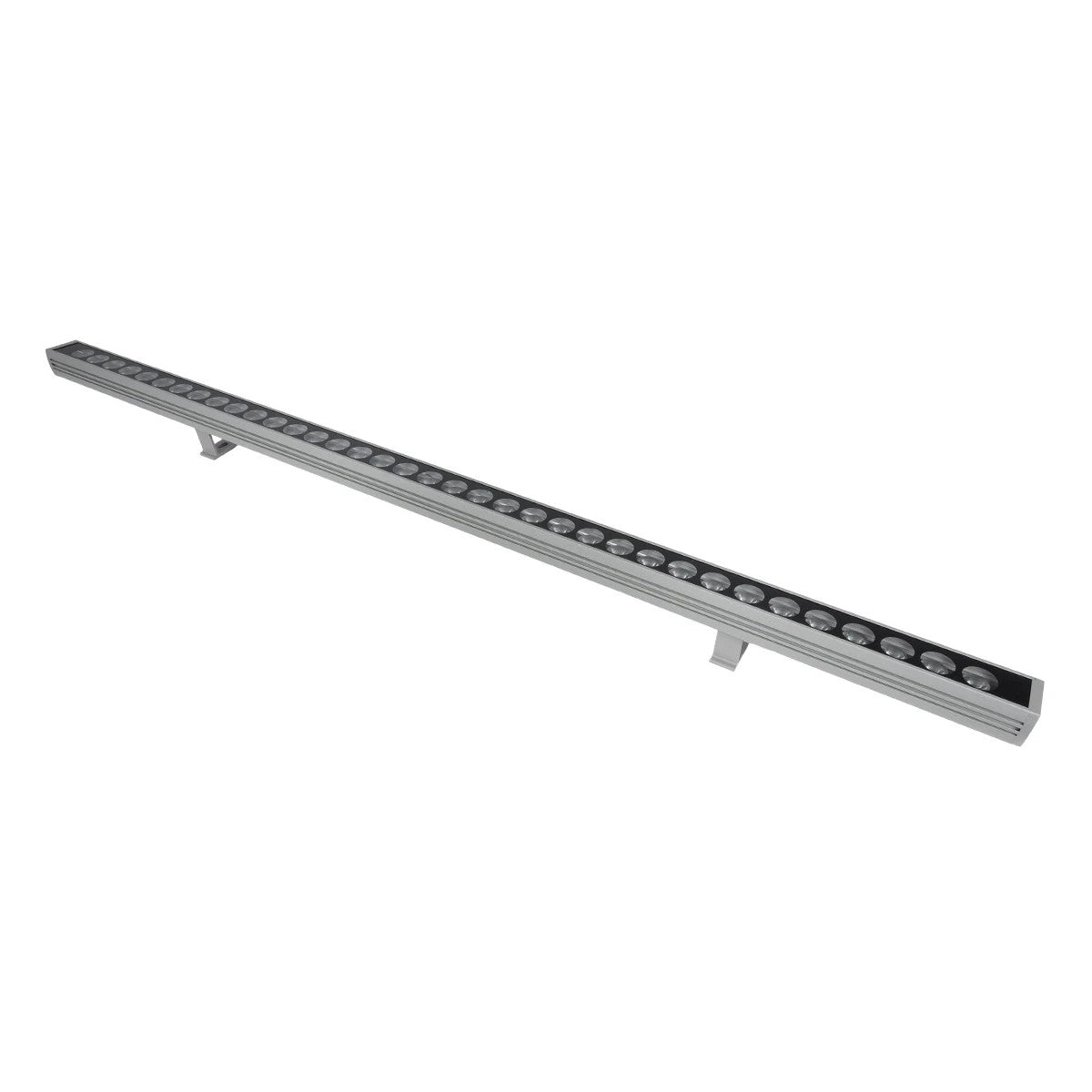 WASHERPANDA 999-0273 LED Wall Washer Light Bar 36W 4140lm 15° DC 24V Waterproof IP67 Natural White 4500K Dimmable - Bridgelux SMD Chip - Charcoal Grey - L100 x W4 x H3