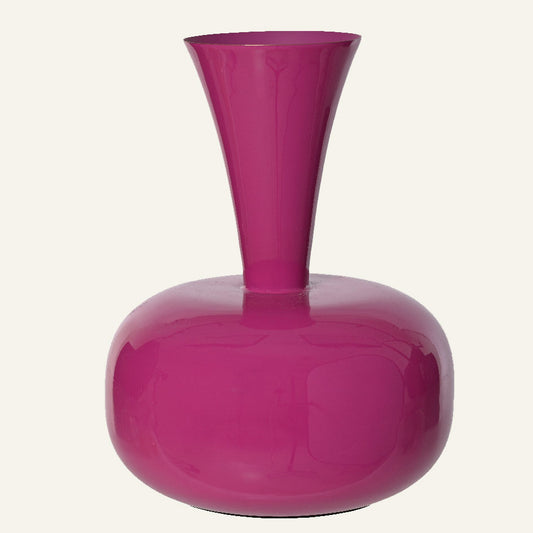Μεταλλικό Βάζο Φούξια 17x17x23