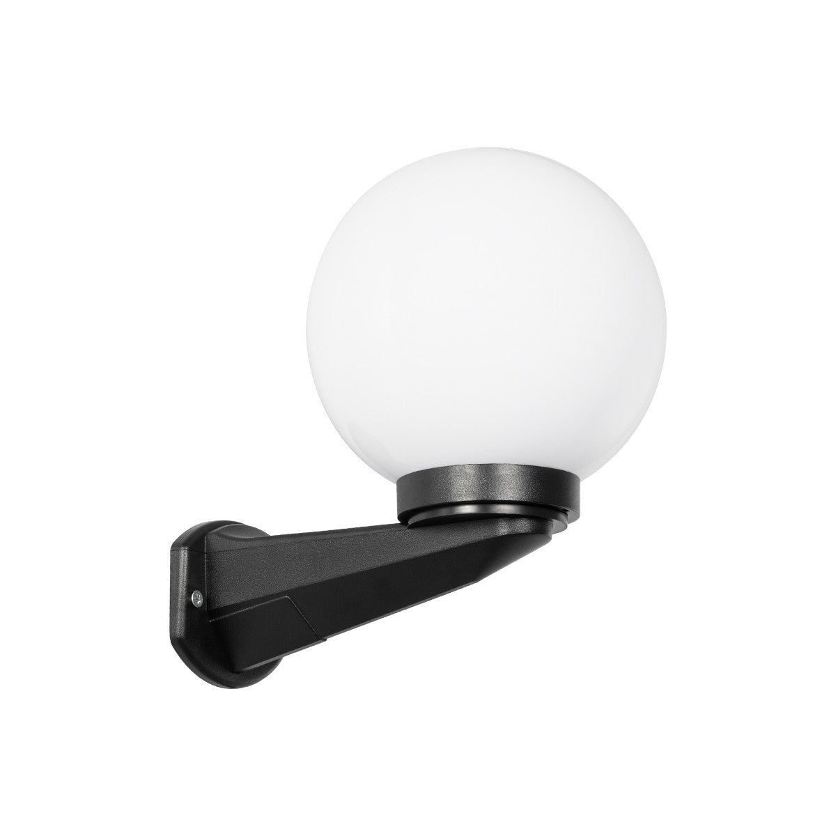 AGROS 61592 Φωτιστικό Τοίχου - Απλίκα Κήπου με Ντουί 1 x E27 AC 220-240V Αδιάβροχο IP65 - Λευκό & Μάυρο - Μ20 x Π20 x Υ30cm