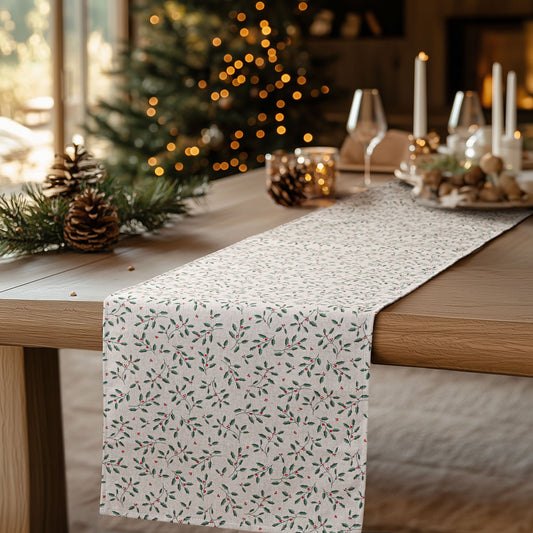 Ράννερ Mini Holly Branch 32x150εκ