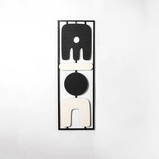 ΔΙΑΚΟΣΜΗΤΙΚΟ ΤΟΙΧΟΥ ΜΕΤΑΛΛΙΚΟ-ΞΥΛΙΝΟ ΛΕΥΚΟ-ΜΑΥΡΟ 28x2.5x85