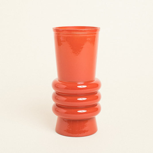 Γυάλινο Βάζο Ελάνη 25εκ