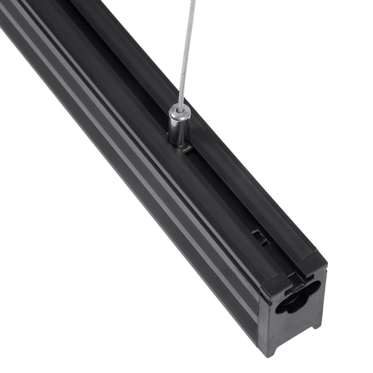 MARKET 61022-P Γραμμικό Κρεμαστό Φωτιστικό Linear LED 18W 2170lm 60° AC 220-240V Μ120 x Π2 x Υ4cm Θερμό Λευκό 2700K - Μαύρο