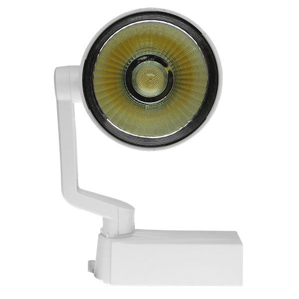 S-40026 Μονοφασικό Bridgelux COB LED Φωτιστικό Σποτ Ράγας 20W 230V 3000lm 24° Θερμό Λευκό 3000k