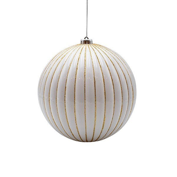 ΜΠΑΛΑ ΠΛΑΣΤΙΚΗ ΛΕΥΚΗ ΜΕ ΧΡΥΣΕΣ ΑΝΑΓΛΥΦΕΣ ΡΙΓΕΣ ΣΕΤ 2 ΤΜΧ 15εκ