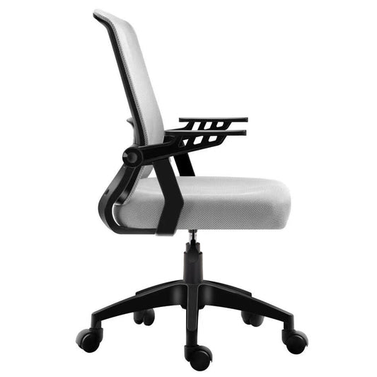 A1180B ΜΑΥΡΟ/ΓΚΡΙ MESH ΠΟΛ/ΝΑ ΓΡΑΦΕΙΟΥ 59x57x44-90/52-97