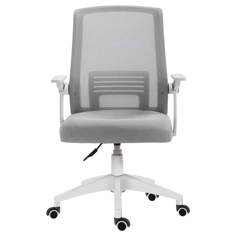 A1180W ΛΕΥΚΟ/ΓΚΡΙ MESH ΠΟΛ/ΝΑ ΓΡΑΦΕΙΟΥ 59x57x44-90/52-97