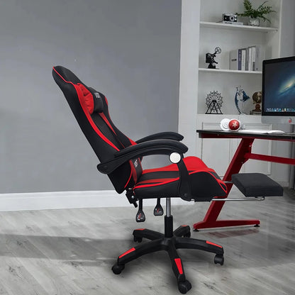 A6060 ΜΑΥΡΟ/ΚΟΚΚΙΝΟ ΠΟΛΥΘΡΟΝΑ GAMING ΜΕ ΥΠΟΠΟΔΙΟ 64x62x113-121