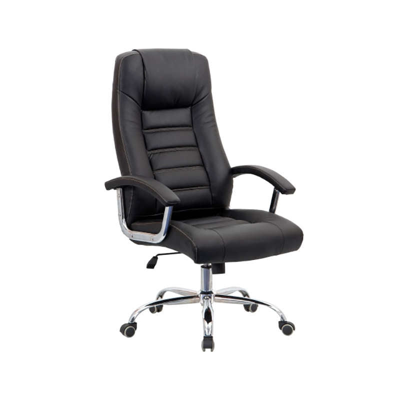 A8600 ΜΑΥΡO PU ΠΟΛΥΘΡΟΝΑ ΓΡΑΦΕΙΟΥ 65x64x45.5-111.5/54.5-121.5