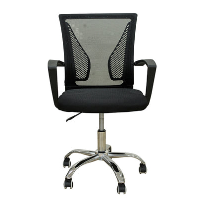 A9880 ΜΑΥΡO MESH ΠΟΛΥΘΡΟΝΑ ΓΡΑΦΕΙΟΥ 57x54x40-91/48-99