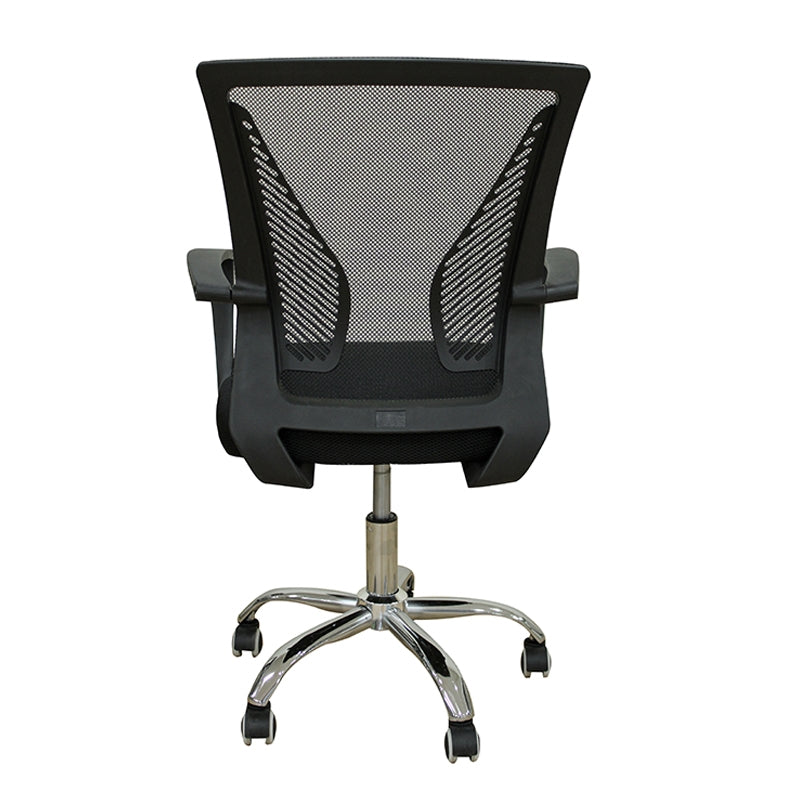 A9880 ΜΑΥΡO MESH ΠΟΛΥΘΡΟΝΑ ΓΡΑΦΕΙΟΥ 57x54x40-91/48-99