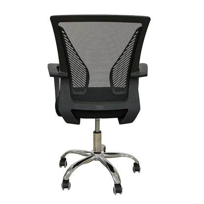 A9880 ΜΑΥΡO MESH ΠΟΛΥΘΡΟΝΑ ΓΡΑΦΕΙΟΥ 57x54x40-91/48-99
