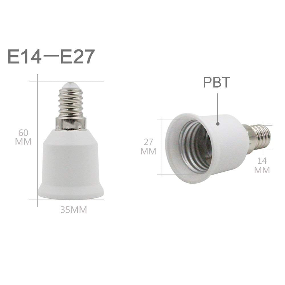 ADAPTOR 78974 Αντάπτορας/Μετατροπέας από Ντουί E14 σε E27 IP20 - Μ3.5 x Π3.5 x Υ6