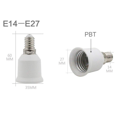 ADAPTOR 78974 Αντάπτορας/Μετατροπέας από Ντουί E14 σε E27 IP20 - Μ3.5 x Π3.5 x Υ6
