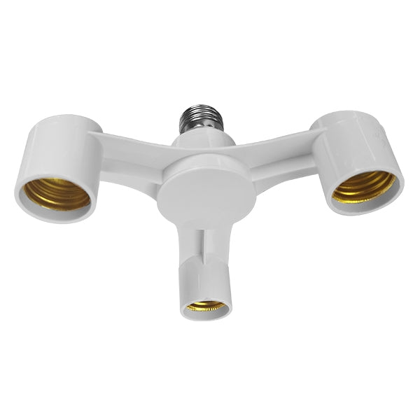 ADAPTOR 78976 Αντάπτορας/Μετατροπέας από Ντουί E27 σε 3 x E27 IP20 - Μ18 x Π18 x Υ10
