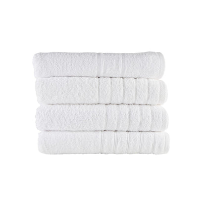 Πετσέτα Προσώπου Ξενοδοχείου 50x100εκ Λευκή Μαίανδρος 500γρ. 100% Cotton Πεννιέ