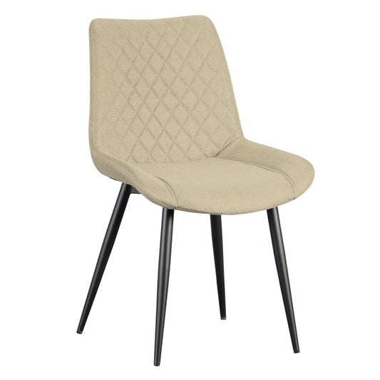 ALESIA BEIGE ΥΦΑΣΜΑ ΚΑΡΕΚΛΑ ΜΕΤΑΛΛΙΚΗ 54x63x86