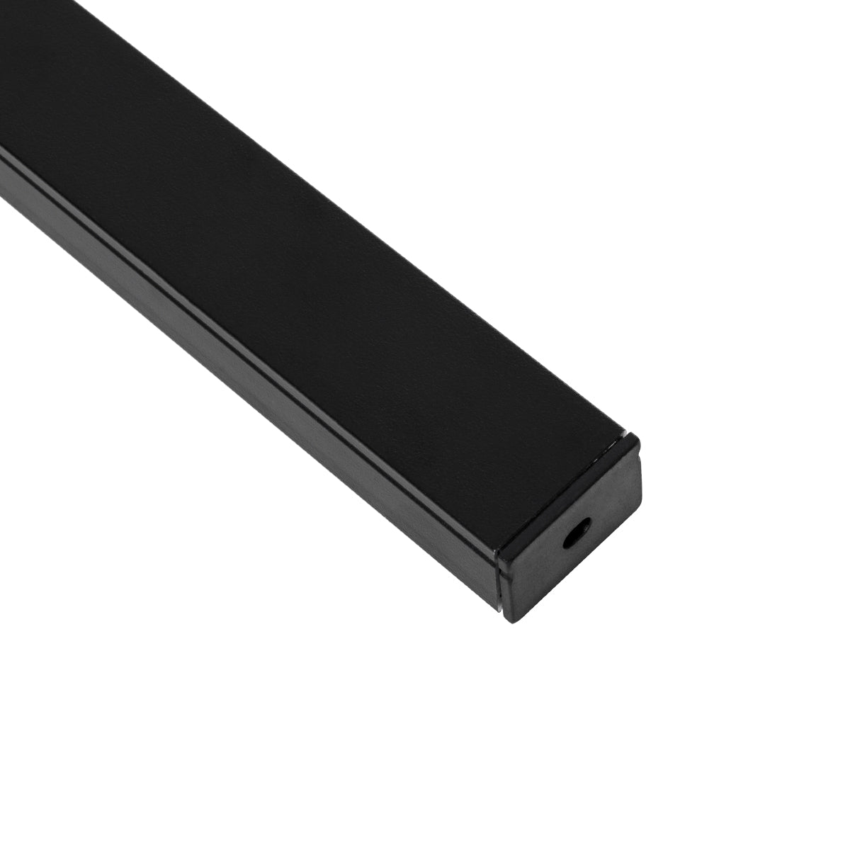 ALP-LINEAR VEXTA 70825-1M Επιφανειακό Προφίλ Αλουμινίου με Λευκό Γαλακτερό Πατητό Κάλυμμα για Ταινίες LED IP20 - Μαύρο & Λευκό - Μ100 x Π3 x Υ2