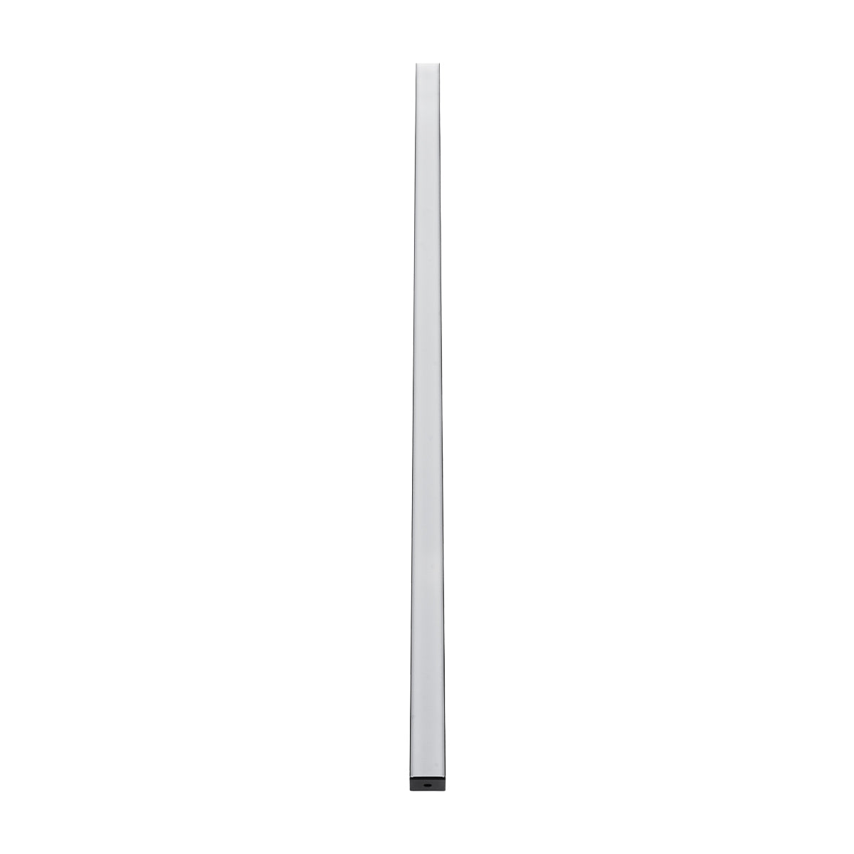 ALP-LINEAR VEXTA 70825-1M Επιφανειακό Προφίλ Αλουμινίου με Λευκό Γαλακτερό Πατητό Κάλυμμα για Ταινίες LED IP20 - Μαύρο & Λευκό - Μ100 x Π3 x Υ2