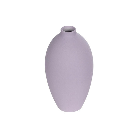 AMETHYST 21267 Διακοσμητικό Κεραμικό Βάζo Μωβ Π8 x Μ8 x Υ14