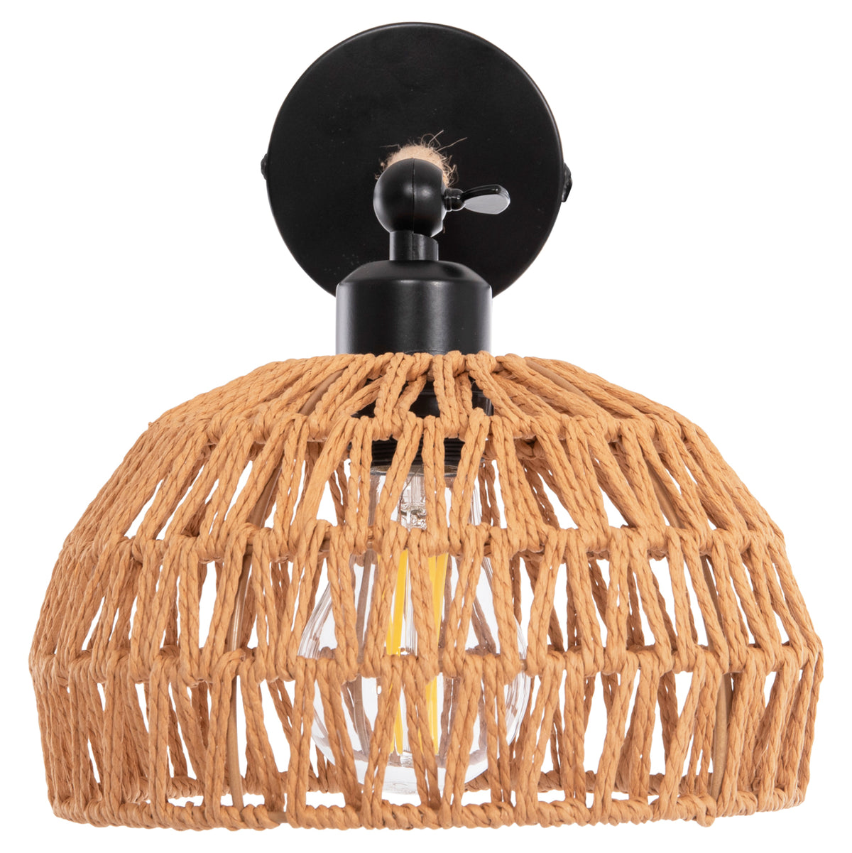 ΑΠΛΙΚΑ ΤΟΙΧΟΥ GLIDE ΜΕΤΑΛΛΙΚΗ ΒΑΣΗ ΣΧΟΙΝΙ Ε27 22x22x35-21