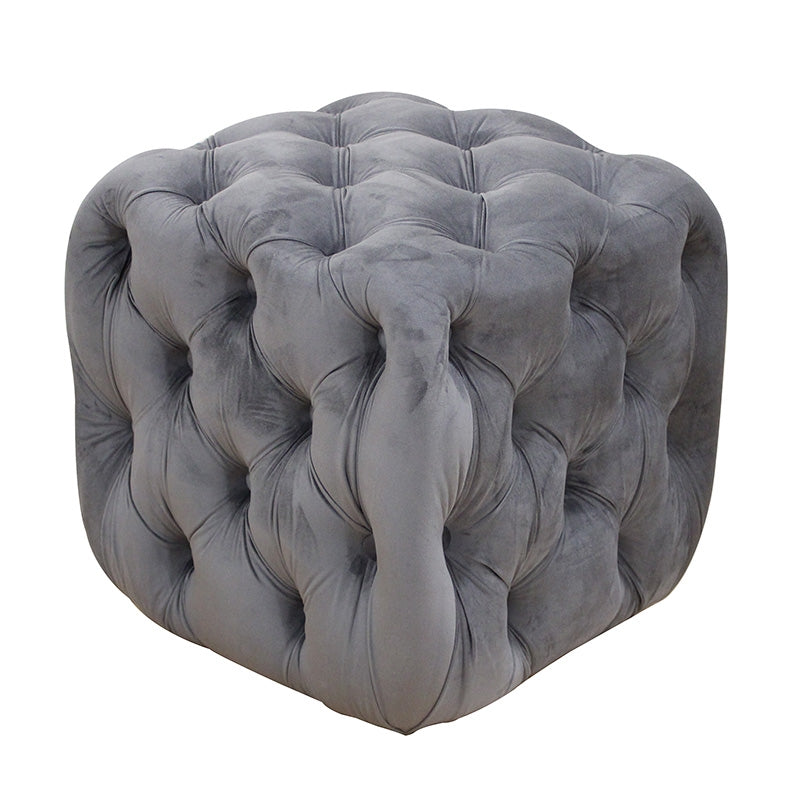 ASTRA ΣΚΑΜΠΟ GREY VELVET ΥΦΑΣΜΑ 45x45x45