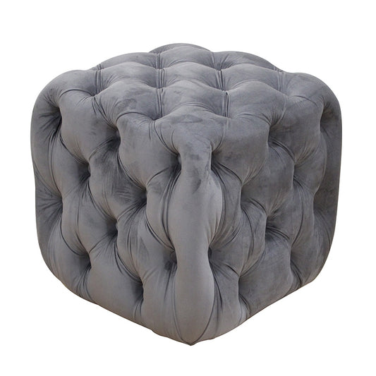 ASTRA ΣΚΑΜΠΟ GREY VELVET ΥΦΑΣΜΑ 45x45x45
