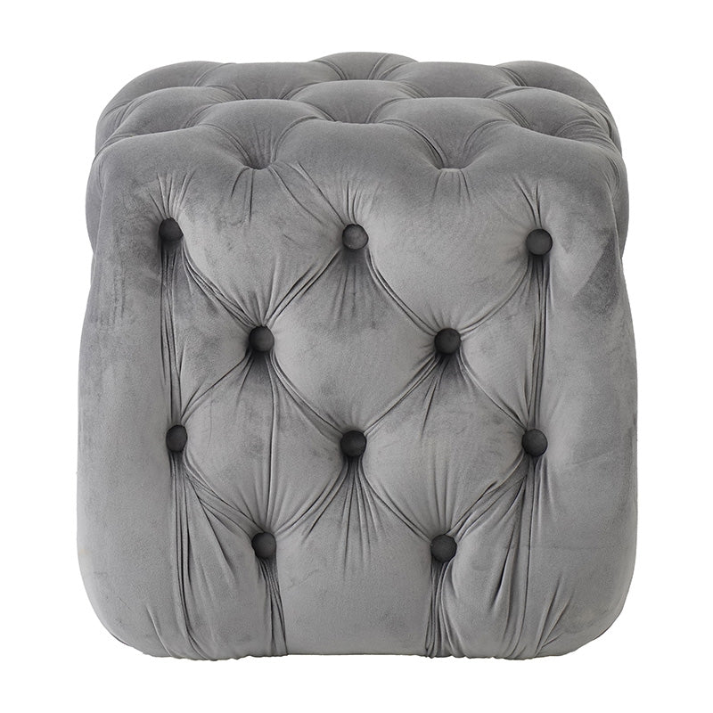 ASTRA ΣΚΑΜΠΟ GREY VELVET ΥΦΑΣΜΑ 45x45x45