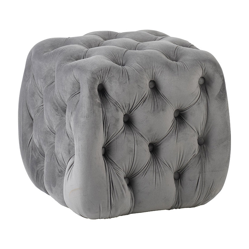 ASTRA ΣΚΑΜΠΟ GREY VELVET ΥΦΑΣΜΑ 45x45x45