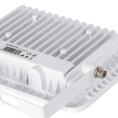 ATLAS 61415 Επαγγελματικός Προβολέας LED 30W 3450lm 120° AC 220-240V - Αδιάβροχος IP67 - Μ16 x Π2.5 x Υ12.5cm - Λευκό - Θερμό Λευκό 2700K - LUMILEDS Chips - TÜV Rheinland Certified