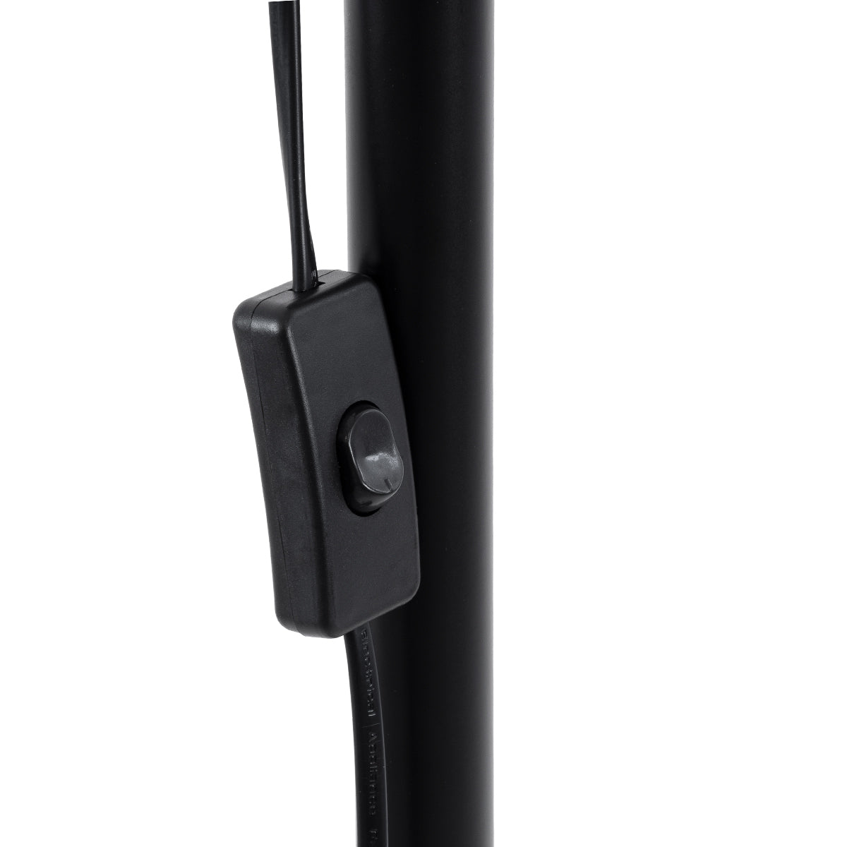 AUDREY 01468 Vintage Επιδαπέδιο Φωτιστικό με Ντουί 1 x E27 AC 220-240V IP20 - Μαύρο - Μ15 x Π15 x Υ190