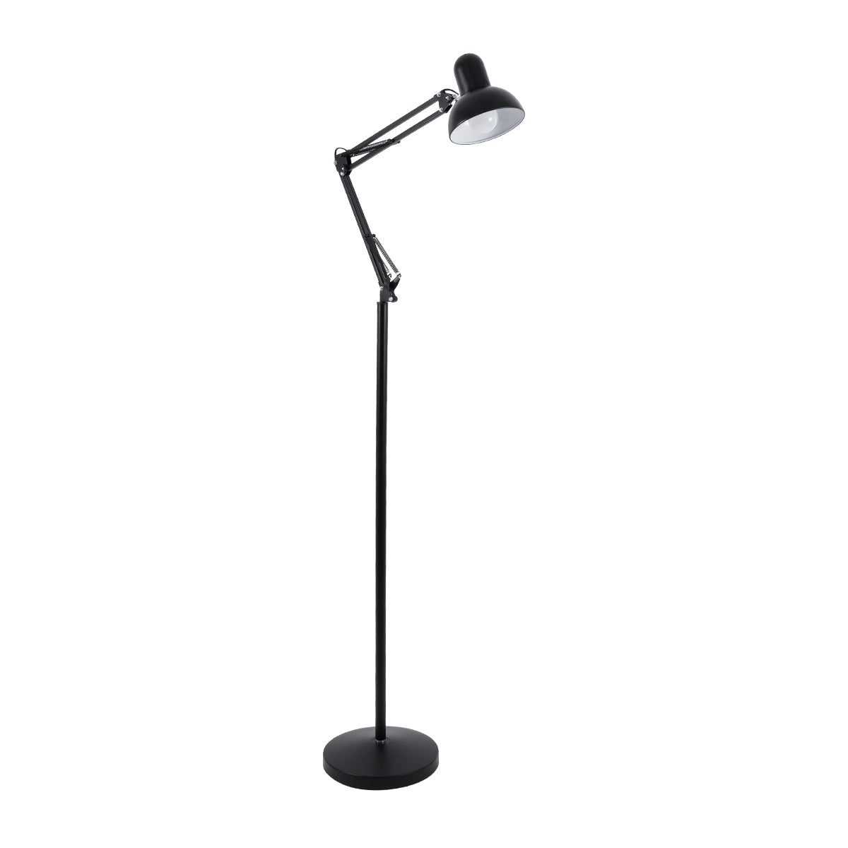 AUDREY 01468 Vintage Επιδαπέδιο Φωτιστικό με Ντουί 1 x E27 AC 220-240V IP20 - Μαύρο - Μ15 x Π15 x Υ190