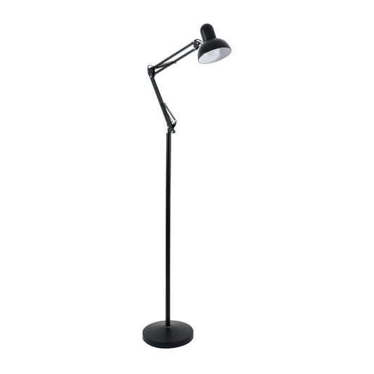 AUDREY 01468 Vintage Επιδαπέδιο Φωτιστικό με Ντουί 1 x E27 AC 220-240V IP20 - Μαύρο - Μ15 x Π15 x Υ190
