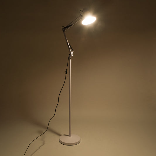 AUDREY 01471 Vintage Επιδαπέδιο Φωτιστικό με Ντουί 1 x E27 AC 220-240V IP20 - Λευκό - Μ15 x Π15 x Υ190