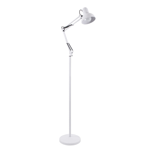 AUDREY 01471 Vintage Επιδαπέδιο Φωτιστικό με Ντουί 1 x E27 AC 220-240V IP20 - Λευκό - Μ15 x Π15 x Υ190