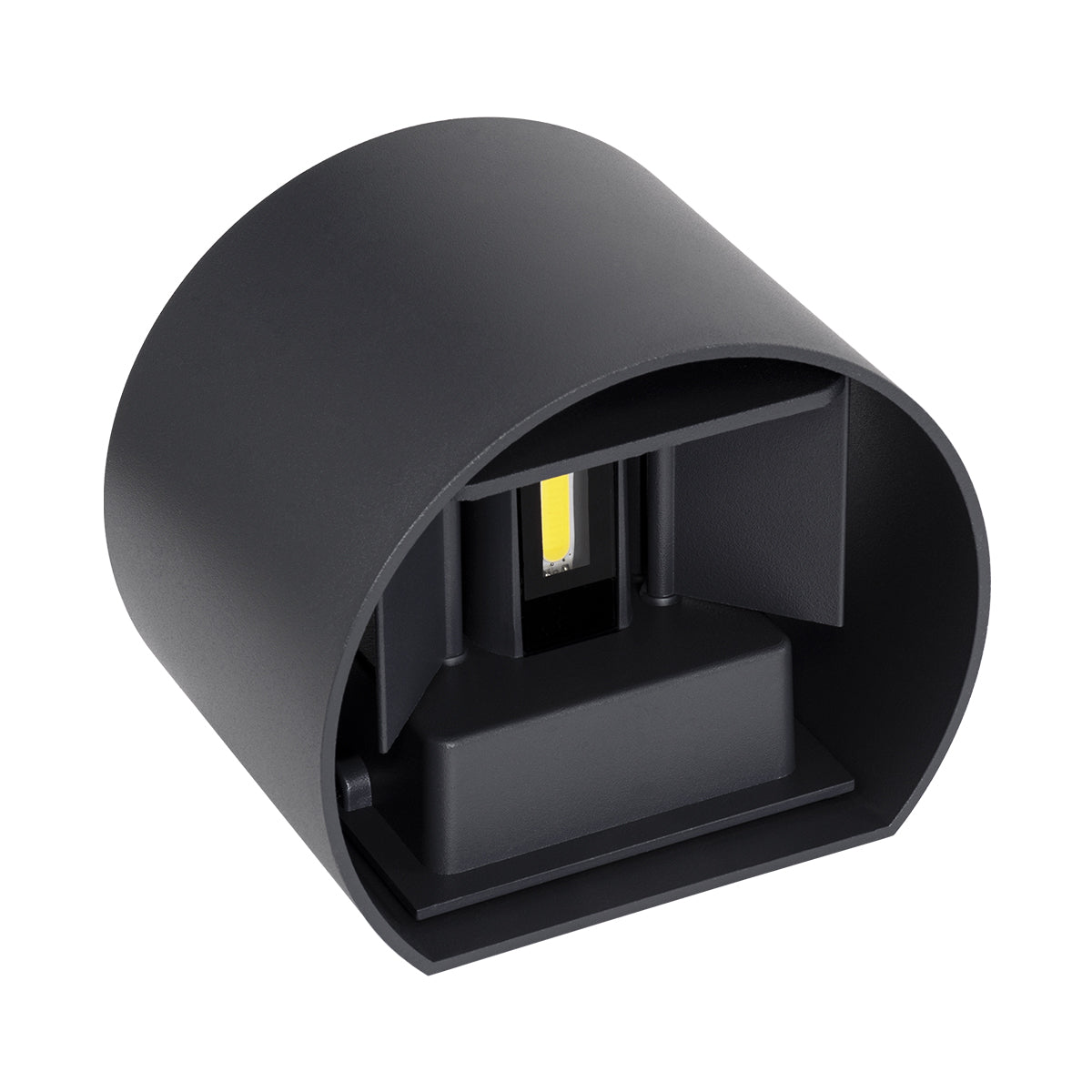 AXIS-R 60642 Φωτιστικό Τοίχου - Απλίκα Αρχιτεκτονικού Φωτισμού Εσωτερικού/Εξωτερικού Χώρου Up & Down LED 10W 1250lm 10 έως 60° AC 220-240V Αδιάβροχο IP65 Μ10 x Π10 x Υ10cm - Ψυχρό Λευκό 6000K - Γκρι Ανθρακί- Bridgelux Chip