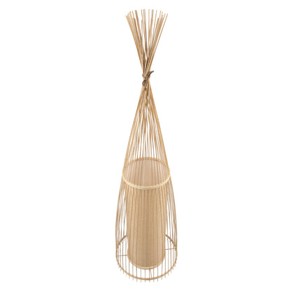 AZORES 01755 Boho Επιδαπέδιο Φωτιστικό με Ντουί 1 x E27 AC 220-240V IP20 - Μπεζ - Μ40 x Π40 x Υ150