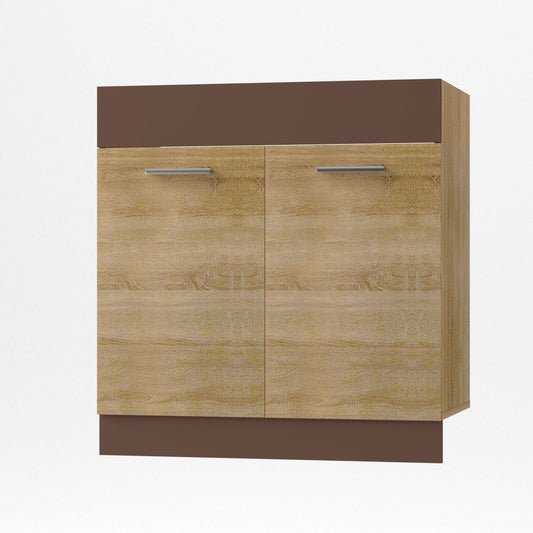 Alina Κάτω Ντουλάπι Νεροχύτη 80x44,5x85 Σονόμα-Μόκκα