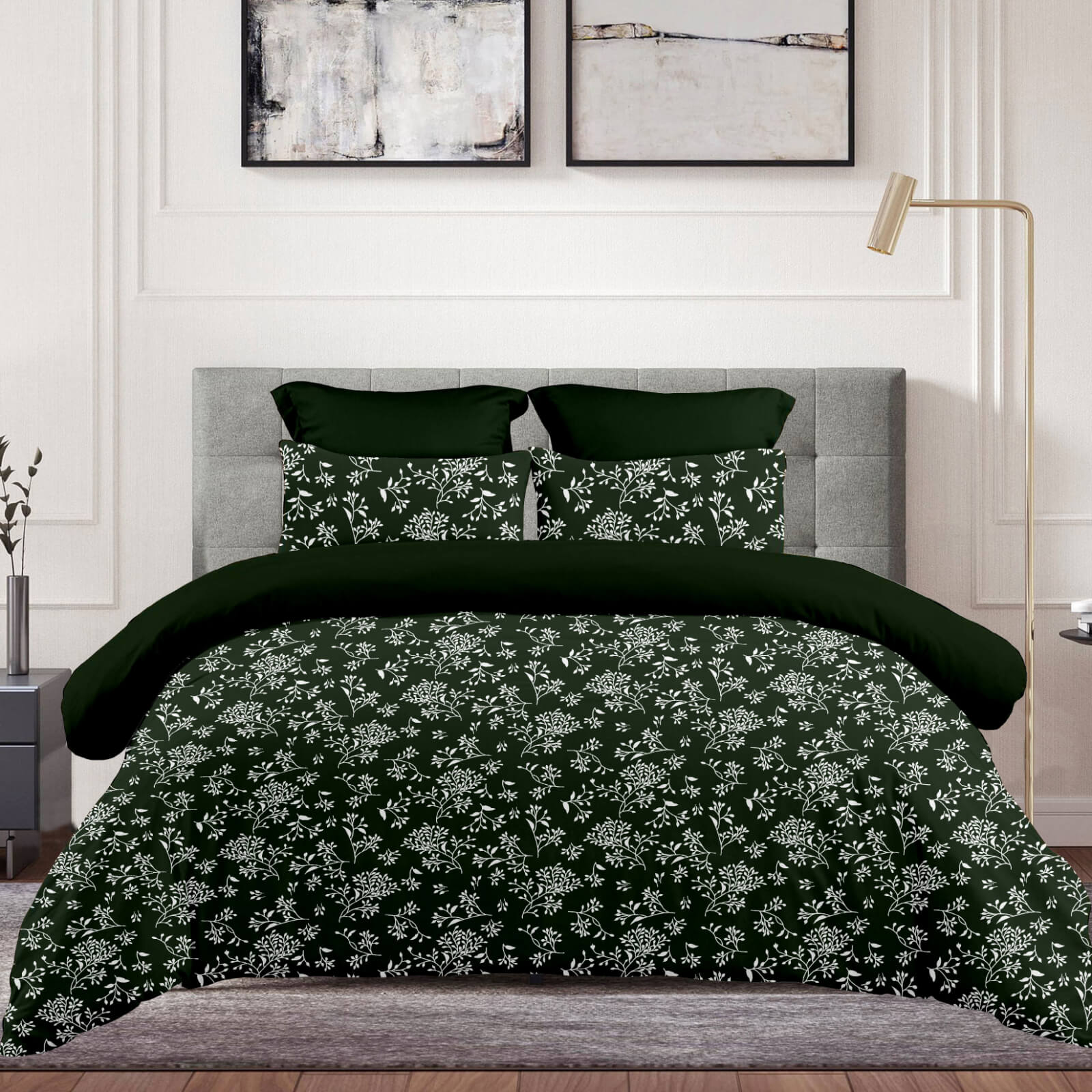 Σεντόνι με Λάστιχο 160x200+30εκ Amaryllis Green
