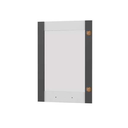 Άνω Πορτάκι-Τζάμι Αριστερό Charlotte Γραφίτης 50x71.8x1.6