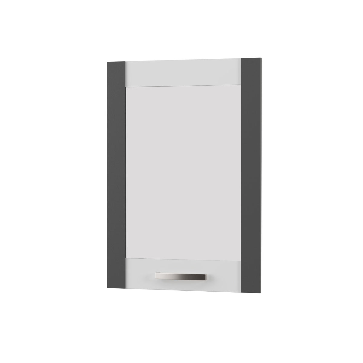 Άνω Πορτάκι-Τζάμι Αριστερό Charlotte Γραφίτης 50x71.8x1.6