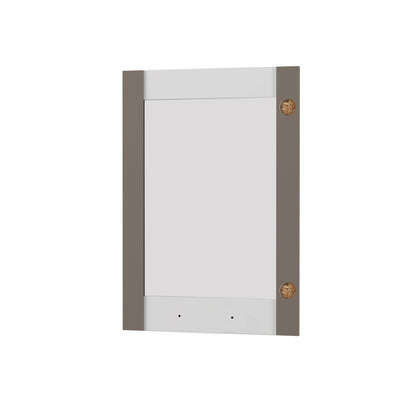 Άνω Πορτάκι-Τζάμι Αριστερό Charlotte Μόκα 50x71.8x1.6