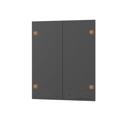 Άνω Πορτάκια Charlotte Γραφίτη 60x71.8x1.6