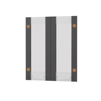 Άνω Πορτάκια-Τζάμι Charlotte Γραφίτης 60x71.8x1.6