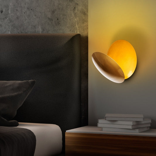 Απλίκα Τοίχου LED Mimoza Μεταλλική Χρώμα Χρυσό 25x16x25